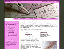 Tablet Screenshot of fertilityinstructor.com